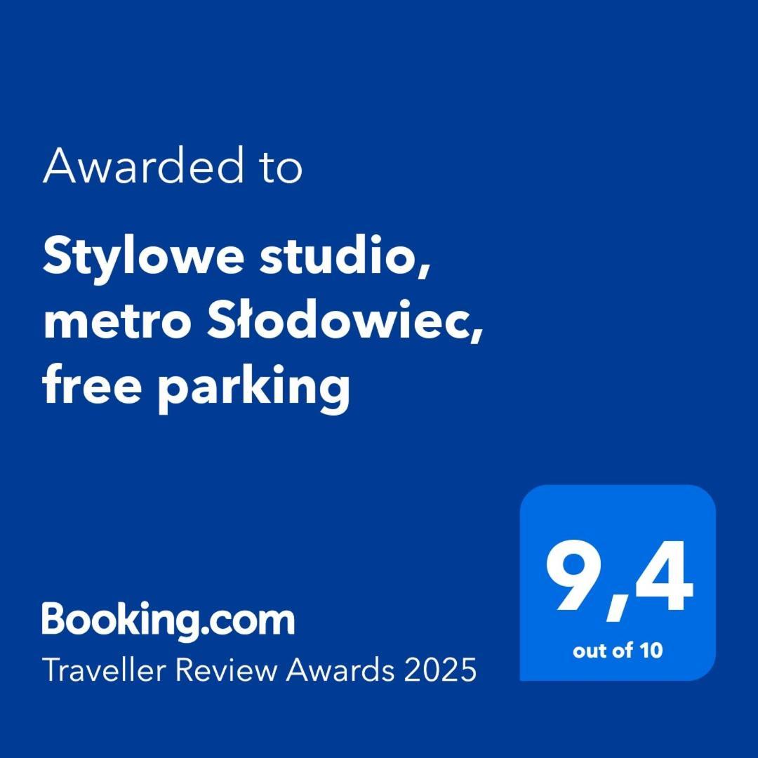Stylowe Studio Krzemieniecka, Metro Slodowiec, Free Parking By Cosmo Spirit Varšava Exteriér fotografie